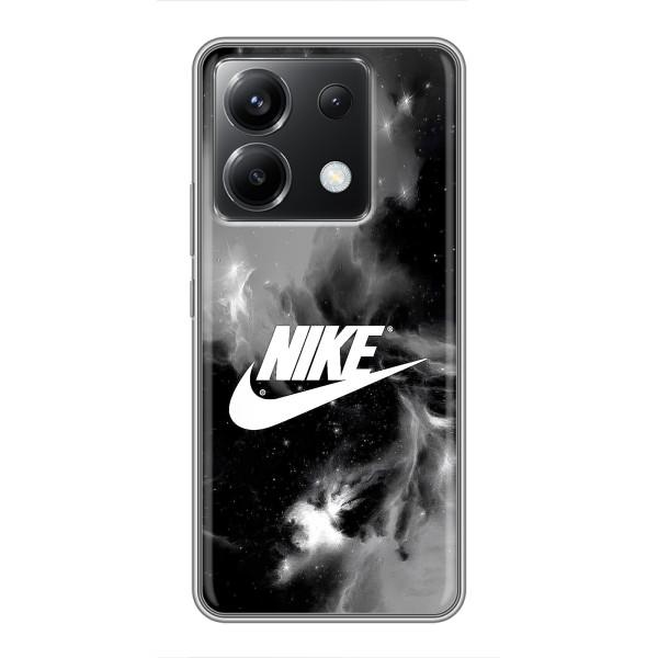 Чехол с логотипом Найк на Xiaomi POCO X6 5G – Найк дымчатый