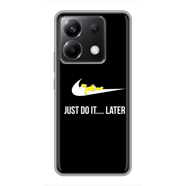 Чехол с логотипом Найк на Xiaomi POCO X6 5G – Nike just do it