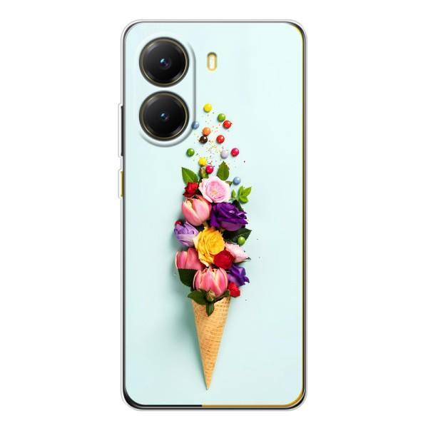 Чохли з тематикою "КВІТИ" на Xiaomi POCO X7 Pro – Квітка-морозиво