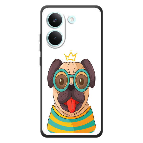 Бампер для Xiaomi Poco X8 Pro с картинкой "Песики" – Собака Король