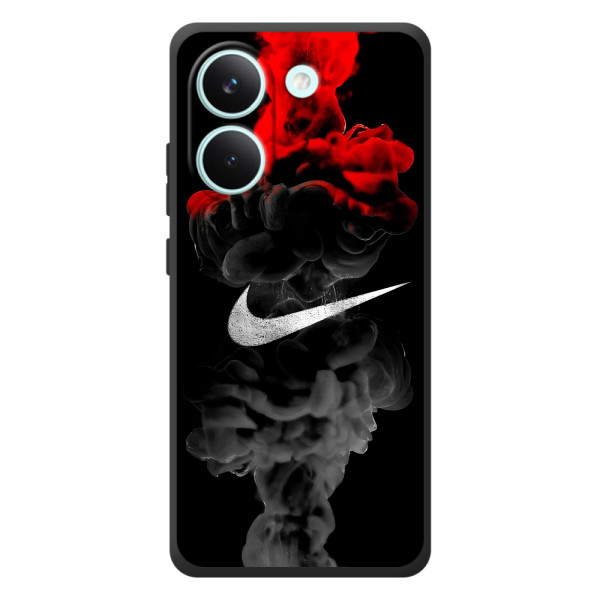 Чехол с логотипом Найк на Xiaomi Poco X8 Pro – Найк на черном