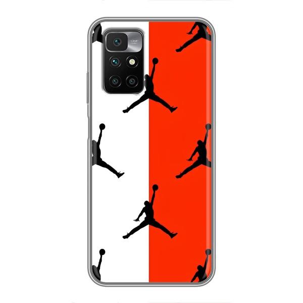 Чехлы для Xiaomi Redmi 10 - с картинкой JORDAN (AlphaPrint) – Лого Джордан