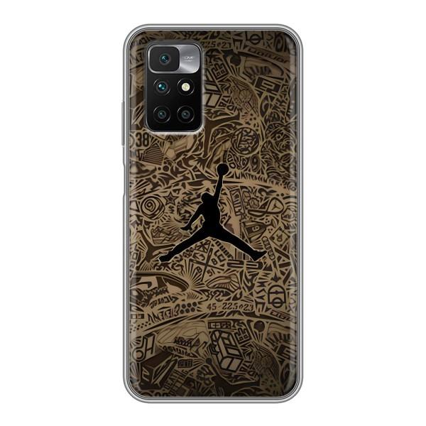 Чехлы для Xiaomi Redmi 10 - с картинкой JORDAN (AlphaPrint) – Logo Jordan