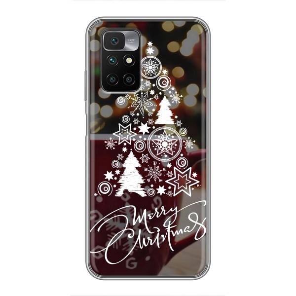 Різдвяні Чохли для Xiaomi Redmi 10 (VPrint) – Ялинка яскрава