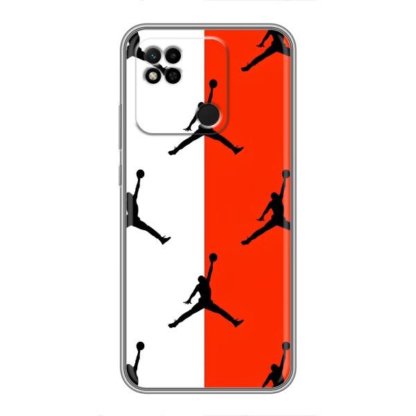 Чехлы для Xiaomi Redmi 10A - с картинкой JORDAN (AlphaPrint) – Лого Джордан