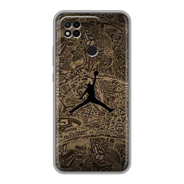 Чехлы для Xiaomi Redmi 10A - с картинкой JORDAN (AlphaPrint) – Logo Jordan