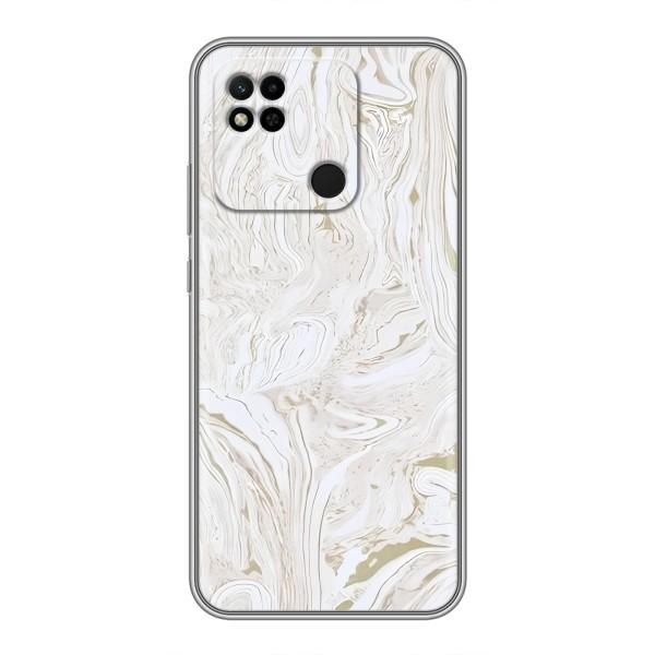 Мраморный чехол на Xiaomi Redmi 10A (VPrint) – Белый мрамор