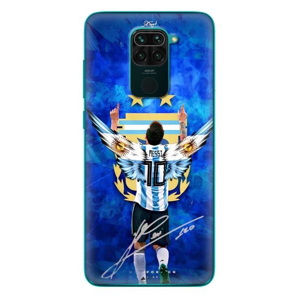 Чехлы для Xiaomi Redmi 10X (Leo чемпион) (AlphaPrint) – Месси сборная