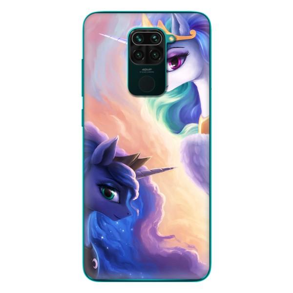 Чехол Unicorn на Xiaomi Redmi 10X – Единорожки на тучках