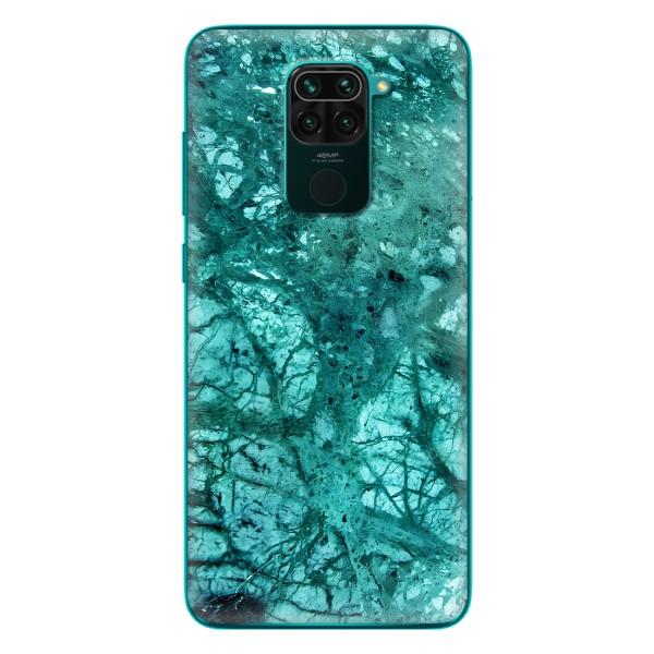 Мраморный чехол на Xiaomi Redmi 10X (VPrint) – Зеленый мрамор