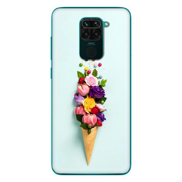 Чохли з тематикою "КВІТИ" на Xiaomi Redmi 10X – Квітка-морозиво