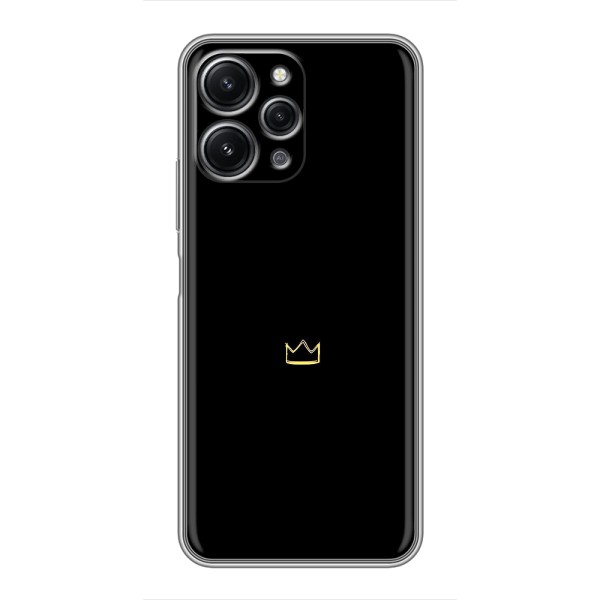 Чохол (Корона на чорному фоні) для Редмі 12 (5G) – Міні корона
