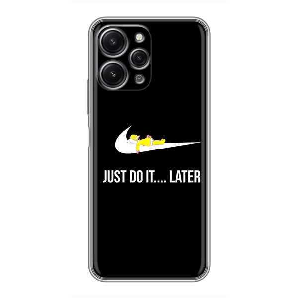 Чехол с логотипом Найк на Xiaomi Redmi 12 (5G) – Nike just do it