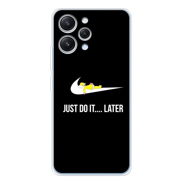 Чехол с логотипом Найк на Xiaomi Redmi 12 – Nike just do it