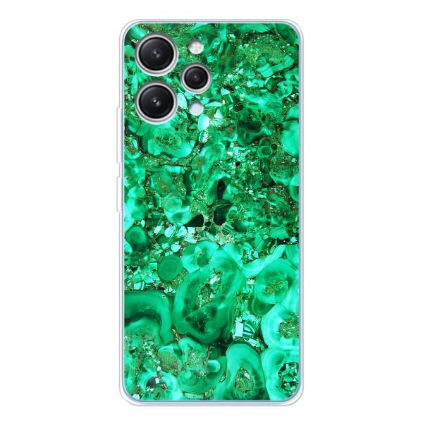 Мраморний чехол на Xiaomi Redmi 12 (VPrint) – Салатовий Мрамор