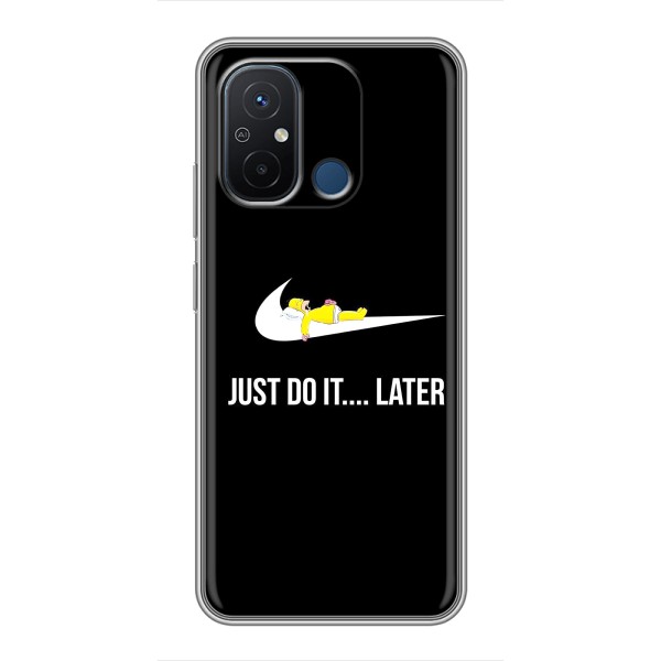 Чехол с логотипом Найк на Xiaomi Redmi 12C – Nike just do it