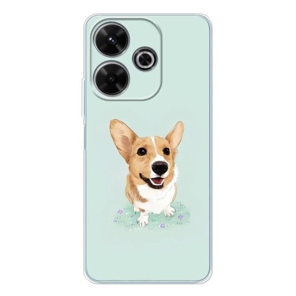 Чохли з собаками для Xiaomi Redmi 13 (VPrint) – Коргі
