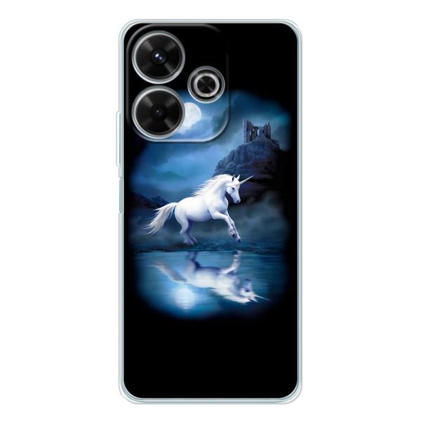 Чехол для Сяоми Редми 13 - (Единорожки - Новинки) (AlphaPrint) – Единорог