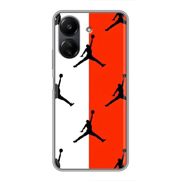 Чохли для Xiaomi Redmi 13C - з картинкою JORDAN (AlphaPrint) – Лого Джордан