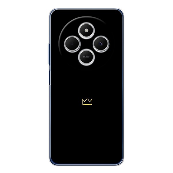 Чохол (Корона на чорному фоні) для Редмі 14R 5G – Міні корона