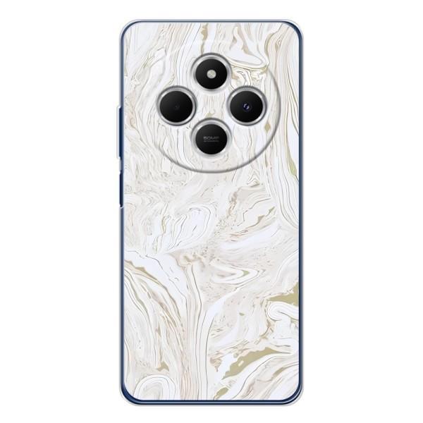 Мраморный чехол на Xiaomi Redmi 14R 5G (VPrint) – Белый мрамор