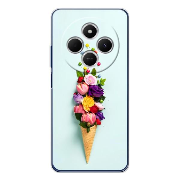 Чехлы с тематикой "ЦВЕТЫ" на Xiaomi Redmi 15C – Цветок-мороженное