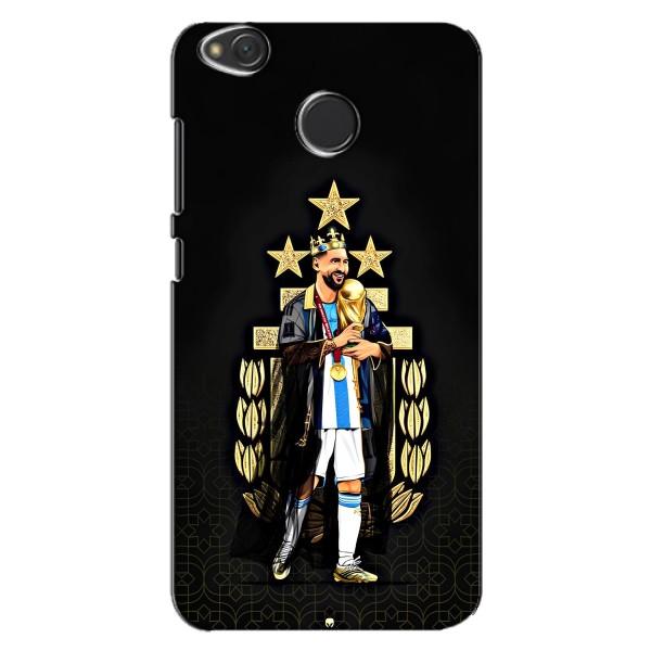 Чехлы для Xiaomi Redmi 4X (Leo чемпион) (AlphaPrint) – Месси Король