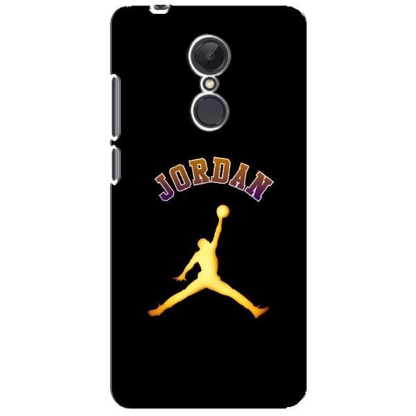 Чохли для Xiaomi Redmi 5 Plus - з картинкою JORDAN (AlphaPrint) – Jordan Gold