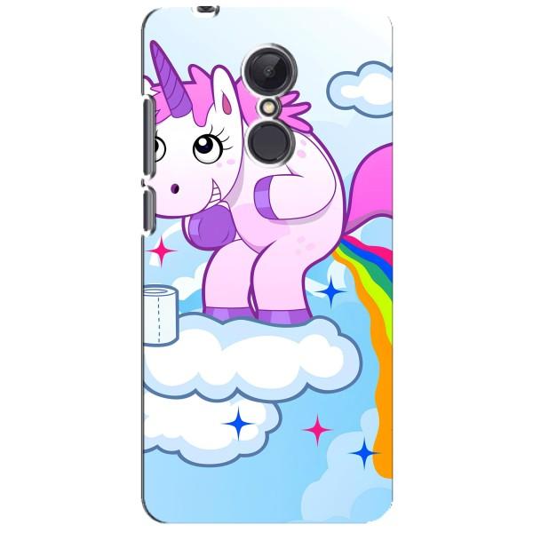 Чехол Unicorn на Xiaomi Redmi 5 Plus – Радуга единорожка