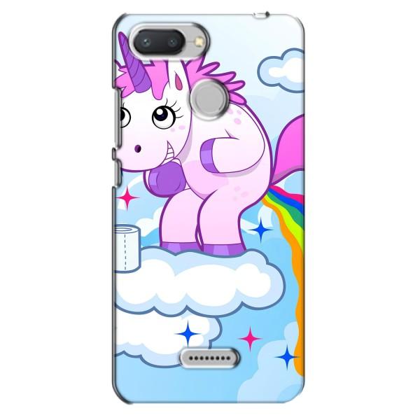 Чехол Unicorn на Xiaomi Redmi 6 – Радуга единорожка