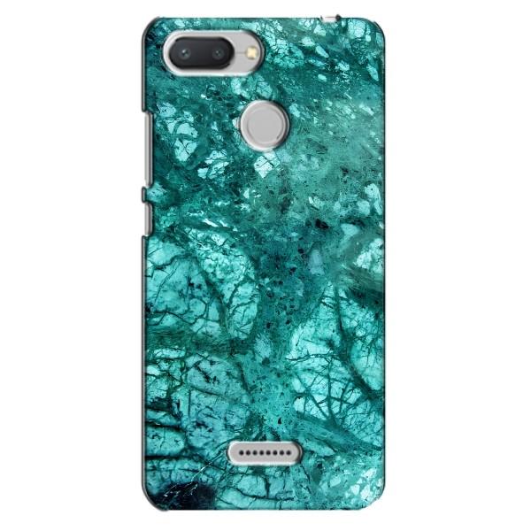 Мраморный чехол на Xiaomi Redmi 6 (VPrint) – Зеленый мрамор