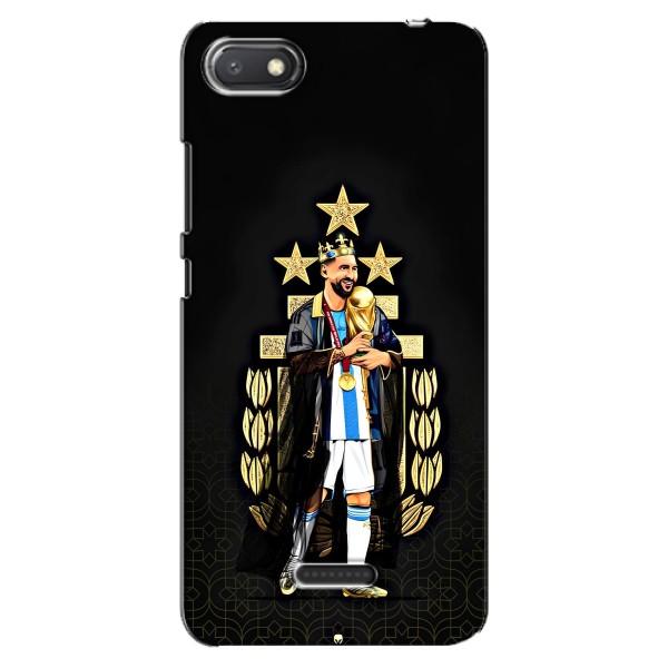 Чехлы для Xiaomi Redmi 6A (Leo чемпион) (AlphaPrint) – Месси Король
