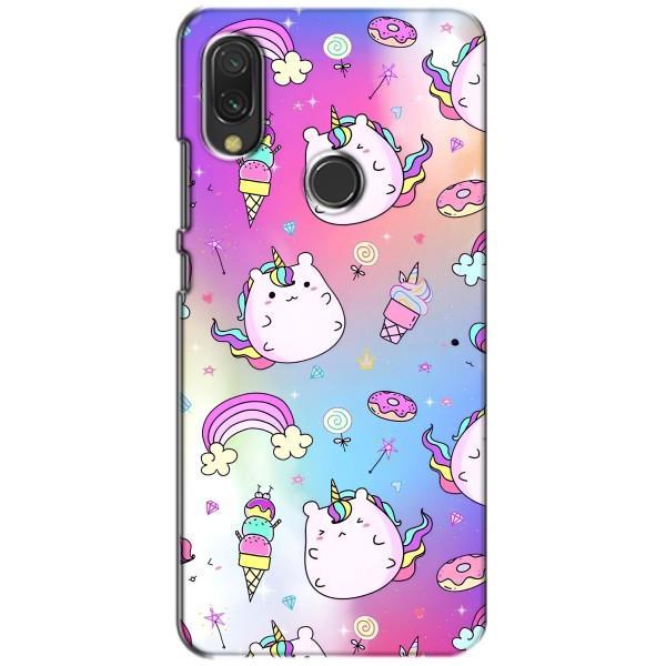 Чохол Unicorn на Xiaomi Redmi 7 – Веселка і Єдинорог