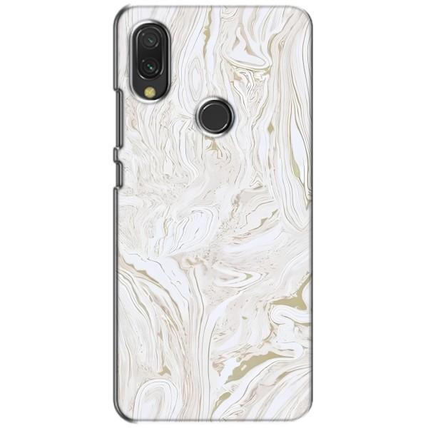 Мраморний чехол на Xiaomi Redmi 7 (VPrint) – Білий мрамор