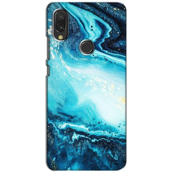 Мраморний чехол на Xiaomi Redmi 7 (VPrint) – Блакитний мрамор