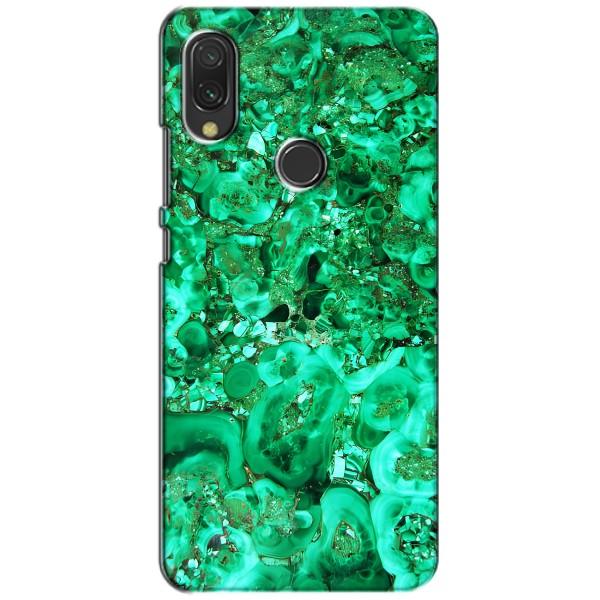 Мраморний чехол на Xiaomi Redmi 7 (VPrint) – Салатовий Мрамор