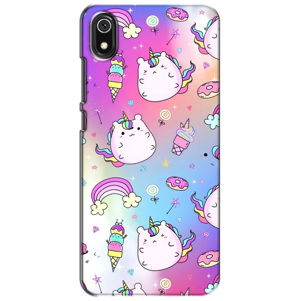 Чохол Unicorn на Xiaomi Redmi 7A – Веселка і Єдинорог