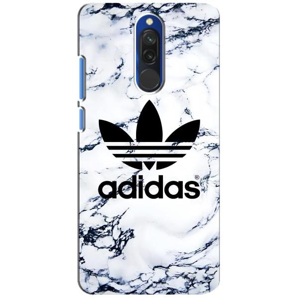 Чохли Адидас для Xiaomi Redmi 8 (AlphaPrint) – Адідас на мраморі