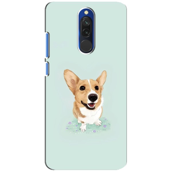 Чохли з собаками для Xiaomi Redmi 8 (VPrint) – Коргі