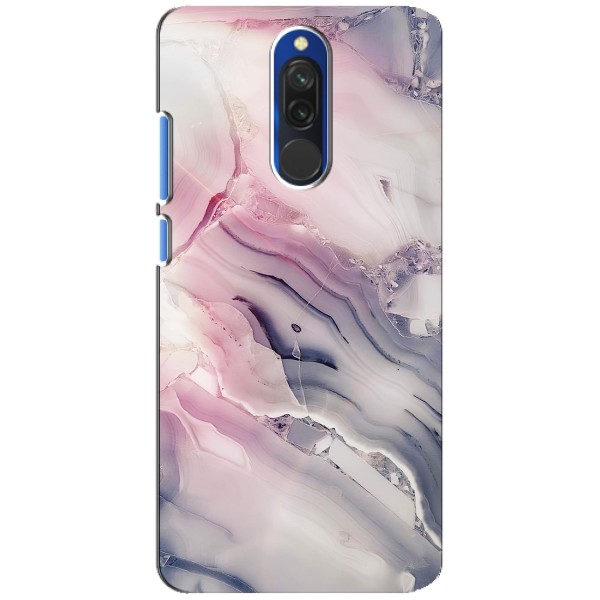Мраморный чехол на Xiaomi Redmi 8 (VPrint) – Пурпурный Мрамор