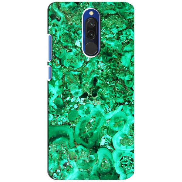 Мраморный чехол на Xiaomi Redmi 8 (VPrint) – Салатный Мрамор