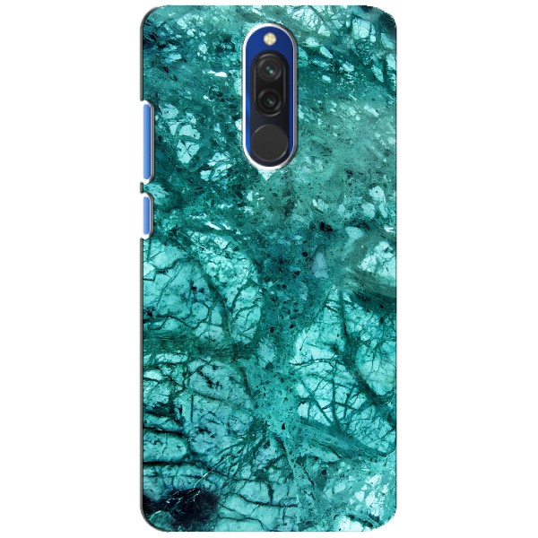 Мраморный чехол на Xiaomi Redmi 8 (VPrint) – Зеленый мрамор