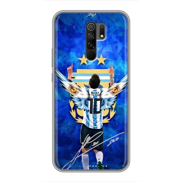 Чехлы для Xiaomi Redmi 9 (Leo чемпион) (AlphaPrint) – Месси сборная