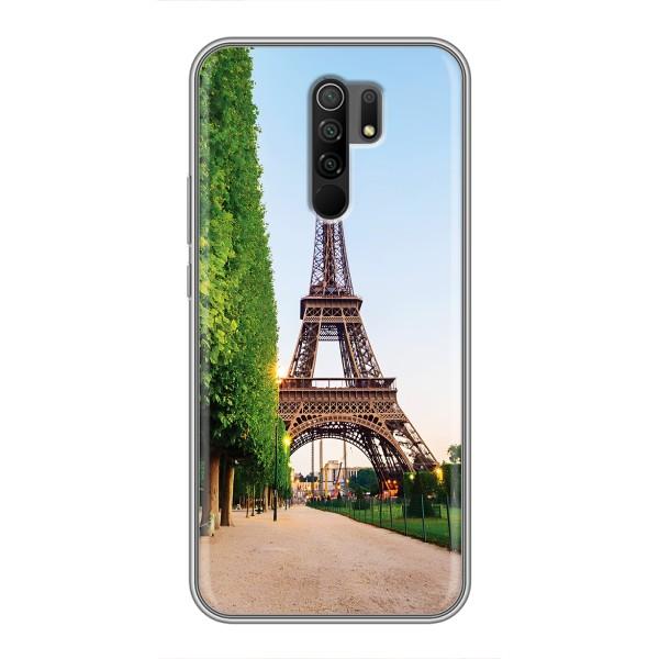 Чохол Ейфелева Вежа Xiaomi Redmi 9 - (AlphaPrint) – Дорога до Парижу