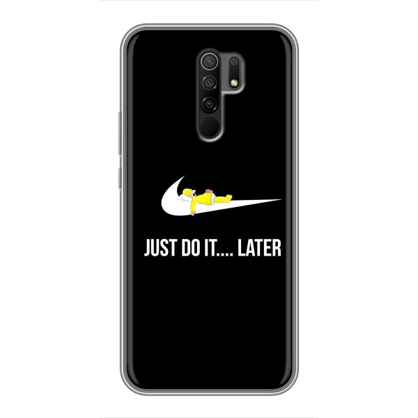 Чехол с логотипом Найк на Xiaomi Redmi 9 – Nike just do it