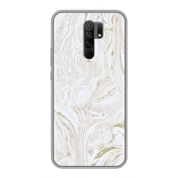 Мраморный чехол на Xiaomi Redmi 9 (VPrint) – Белый мрамор