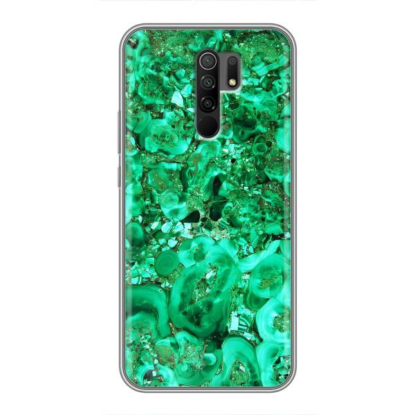 Мраморный чехол на Xiaomi Redmi 9 (VPrint) – Салатный Мрамор