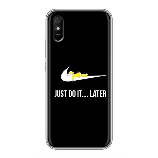 Чехол с логотипом Найк на Xiaomi Redmi 9A – Nike just do it