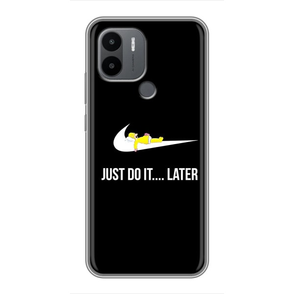 Чохол з логтипом Найк на Xiaomi Redmi A1 Plus – Nike just do it