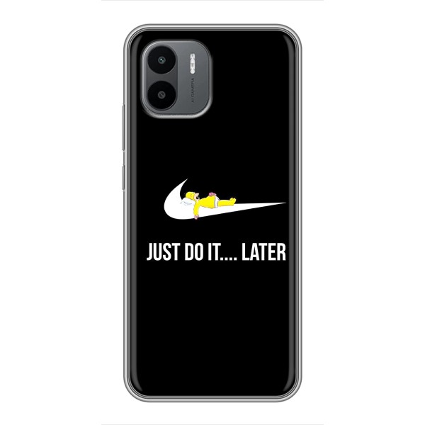 Чохол з логтипом Найк на Xiaomi Redmi A1 – Nike just do it